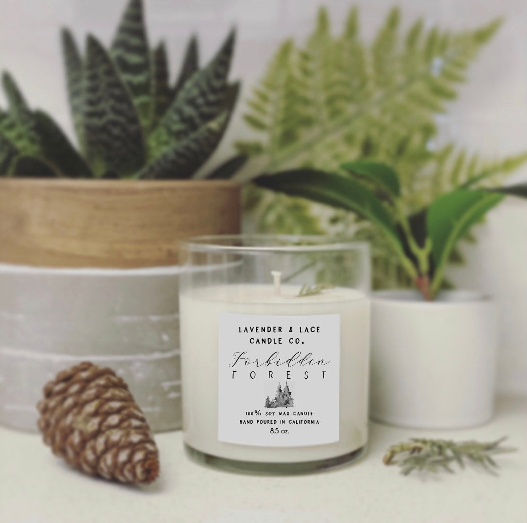 Forbidden Forest Candle - Lavender and Lace Candles
