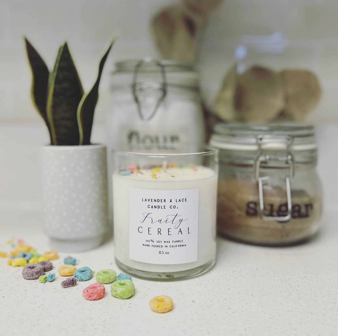Fruity Cereal Candle - Lavender and Lace Candles